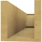 Ekena Millwork 6in. W x 6in. H x 28in. L Burlington Woodgrain TimberThane Rafter Tail, Primed Tan RFTUR06X06X28BURRCPR - alternate 3